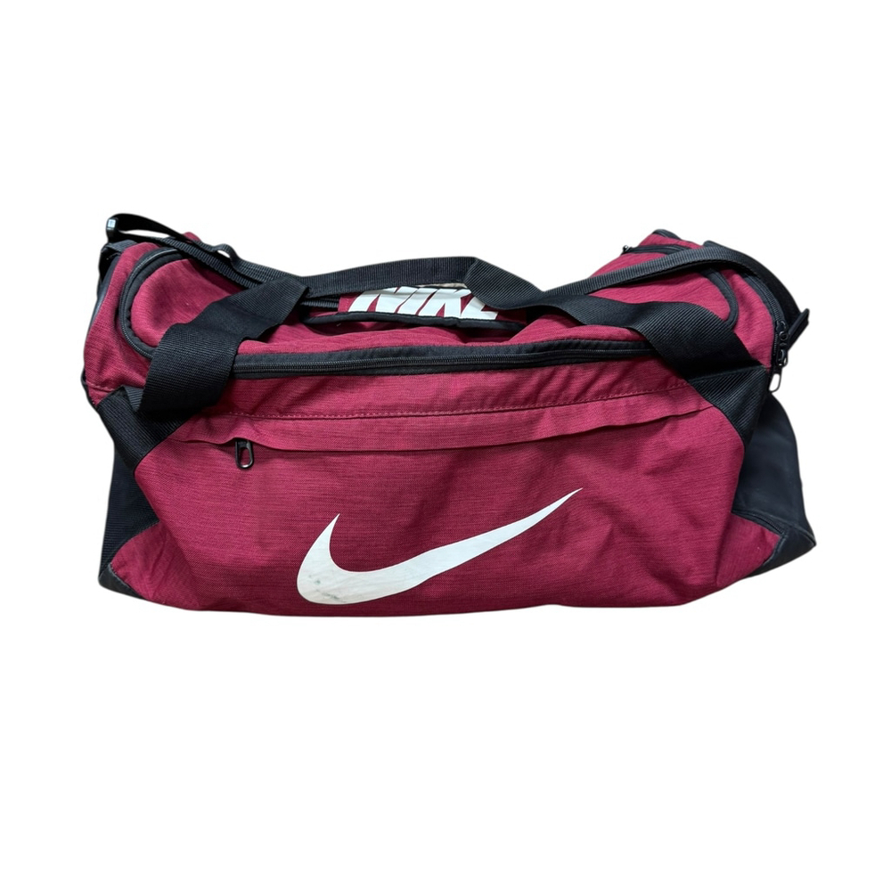 Nike Red and Black Duffel Bag Large